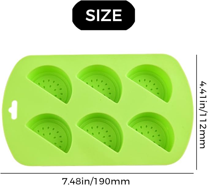 4 Pack Fruit Silicone Molds Set - Watermelon/Strawberry/Lemon/Pineapple Shapes for Gummy, Chocolate, Ice Cubes - Reusable Candy & Cake Decor Baking Tools
