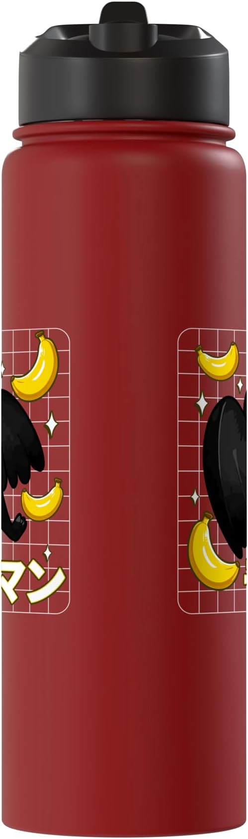 Kawaii Mothman Banana Milk Shake Carton Stainless Steel Insulated Water Bottle