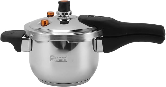 Syrisora Pressure Cooker Rapid Heating 16cm Safety Valves 304 Stainless Steel and Plastic Electric Pressure Cooker for Cooking