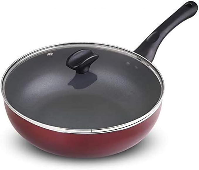 Wok - Electric Stir-Fry Wok， Auto Cooking Cooker， Stir-Fry Wok， Sauté Wok， Slow Cooker， Stew Pot， Automatic Stir-Fry， Saucepan， Cook Soup-34cm，32cm