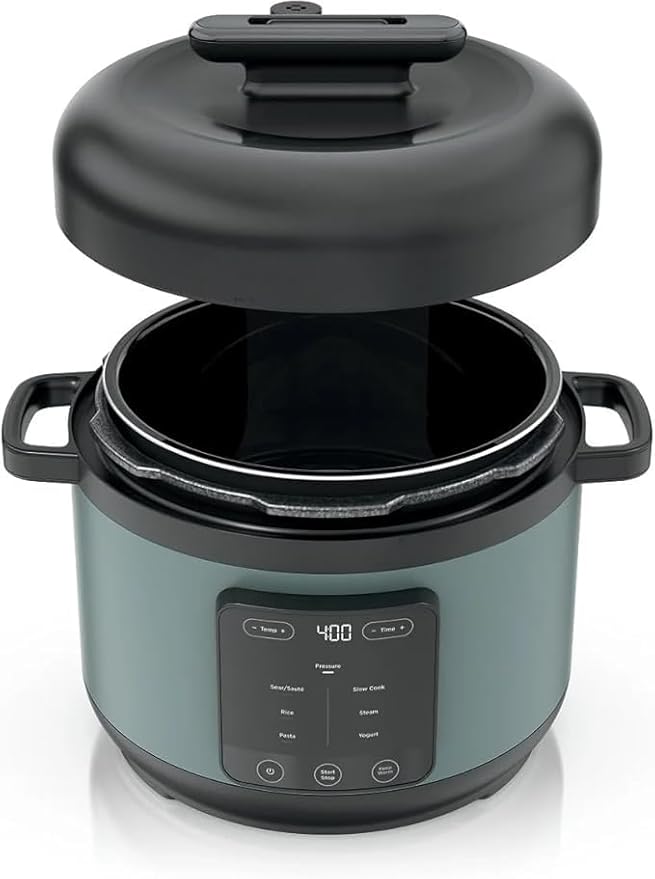 HyperHeat Pressure Cooker - 6.5 Quart Multi-Cooker with 1200W Power, SimpliServe Pot for Family Meals, Programmable Electric Pressure Cooker for Fast and Healthy Cooking