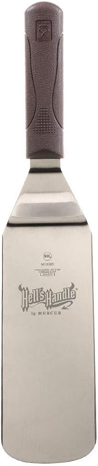 Mercer Culinary Hell's Handle 8-Inch x 3-Inch Turner - Beveled Side Edges