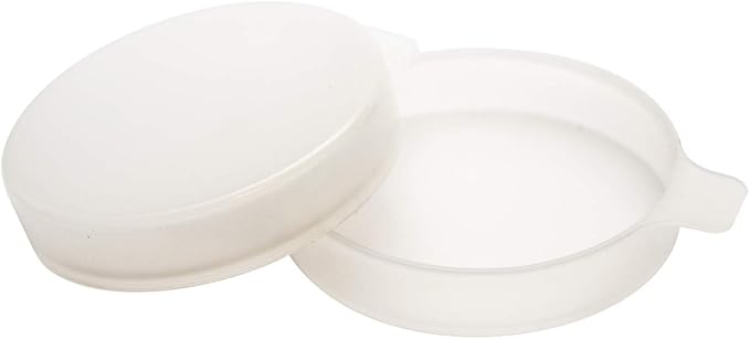 The Dairy Shoppe Glass Milk Bottle, Heavy Glass with Extra Lids, Creamery Style (2, Half Pint Decanter)