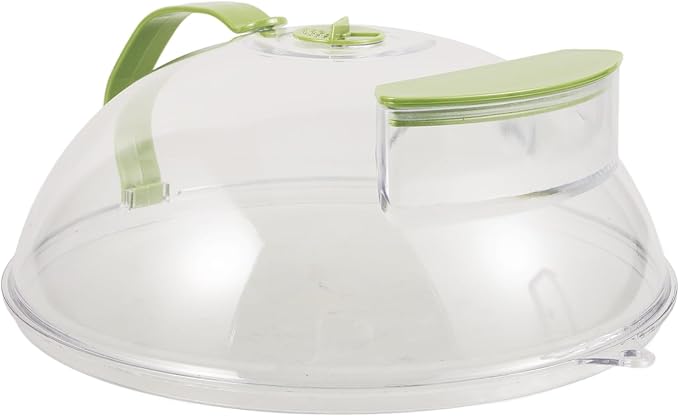 Microwave Splatter Cover with Steam Vents - 26cm High-temperature Food Cover for Freshness and Preservation for Kitchen Use