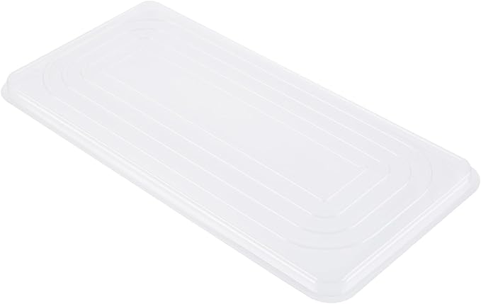 Restaurantware-RW Base 5 Quarts Ice Cream Containers, 25 Rectangle Disposable Containers - Durable, With Clear Lid, Black Plastic Box, For Ice Creams, For Cafes