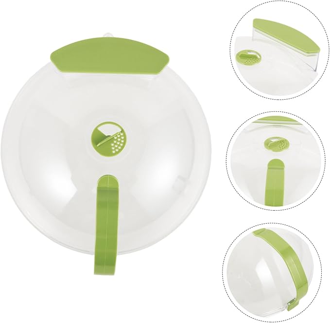 Microwave Splatter Cover with Steam Vents - 26cm High-temperature Food Cover for Freshness and Preservation for Kitchen Use