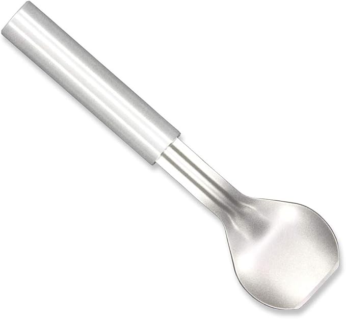 Rada Cutlery Ice Cream Scoop (R137), 2.38" x 2.38" Stainless Steel Bowl, Silver Handle, Pack of 2