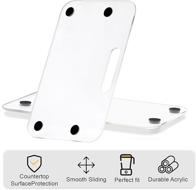 Appliance Slider Compatible with Moccamaster Coffee Machine, Acrylic Transparent Sliding Tray for Technivorm Moccamaster 53923 KBGV 79112 KBT 59691 KB