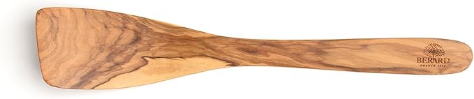 Berard Olive Wood Curved Spatula, Beige, 32 x 22 x 22 cm