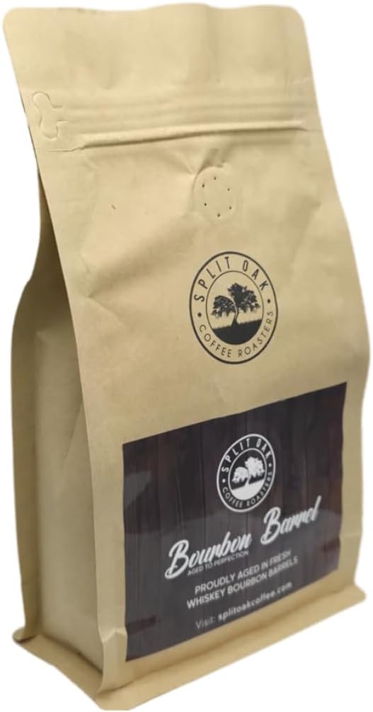 Gift Set for men and women with 2 Pack Organic Bourbon Barrel Aged Whole Beans Roasted Coffee + 1 French Press.