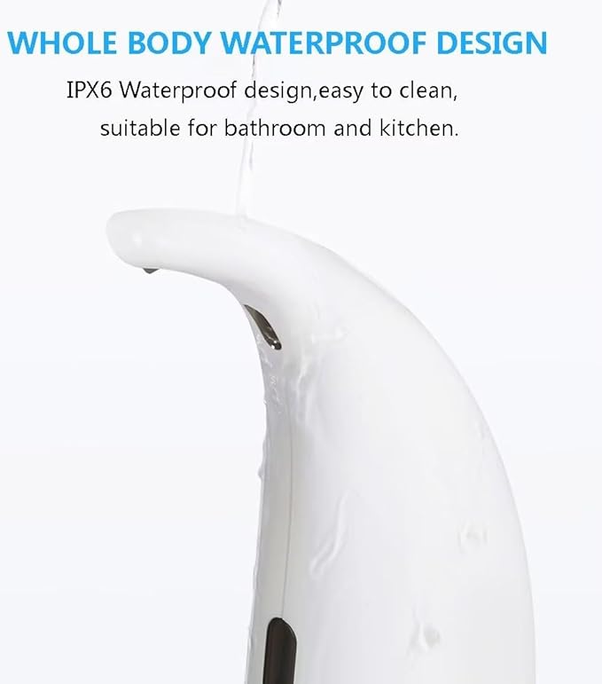 Soap Dispenser,Touchless Bath Kitchen Countertop Automatic Soap Dispenser with Infrared Motion Sensor,IPX6 Waterproof.Perfect for Bathroom and Kitchen.