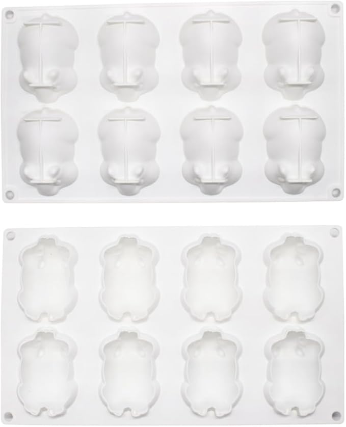 Silicone Mold for Baking Cakes,Soap Molds,Flower Shape Silicone Molds for Homemade French Dessert Mold for Pastry Chocolate,Jelly Chocolate Mold ＆ Ice Cube Tray (I_ Hamster)