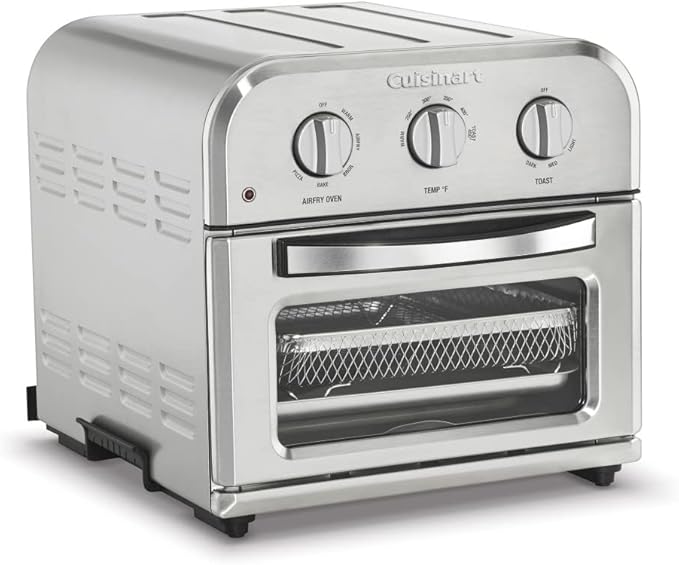 Cuisinart 8-Cup Rice Cooker and 4 Slice Toaster Oven, Brushed Stainless