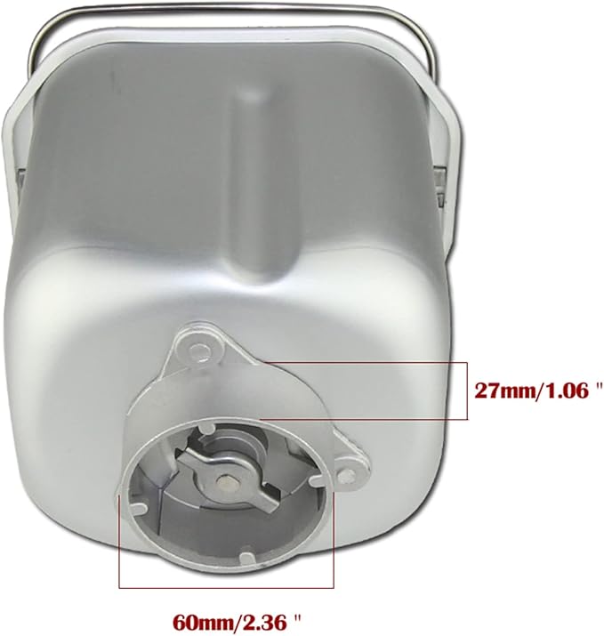 Bread Plate Household Bread Machine Baking Bucket Bread Machine Plate Bread Baking Pan Bread Machine Parts (small capacity)…