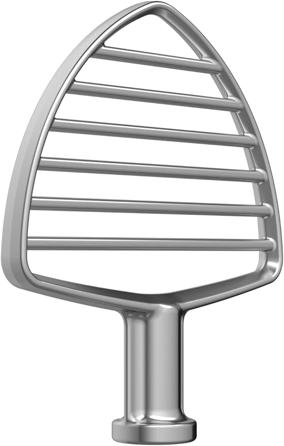 KitchenAid KSMPB7SSC Stainless Steel Pastry Beater Attachment for Commercial 8-Quart Bowl-Lift Stand Mixers (KSM8990 & KSMC895)