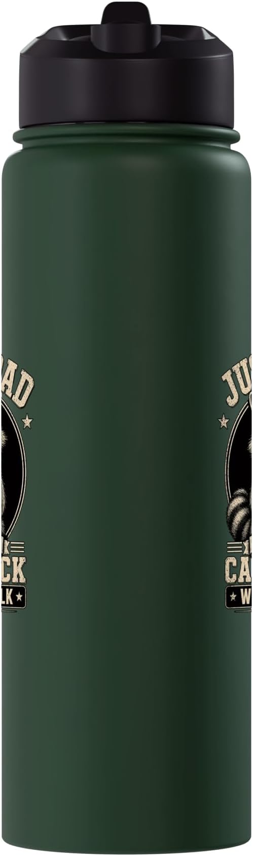 Just A Dad Who Always Came Back With The Milk Fathers Day Stainless Steel Insulated Water Bottle