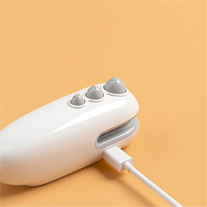Mini Sealing Machine Plastic Rechargable Heat Sealer Home 2 In 1 Snack Fruit Spices Bag Sealing Machine(White)