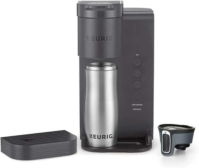 Keurig K-Express Essentials Matte Gray Single-Serve K-Cup Pod Coffee Maker