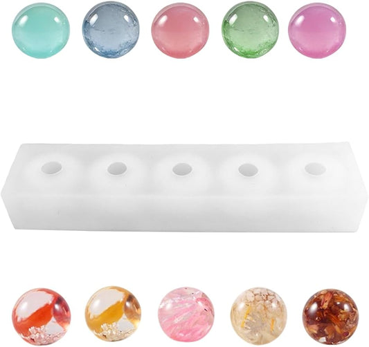 5 Cavity Grape Silicone Mold – Silicone Fruit Mold for Chocolate, Candy, Fondant, Candle, Soap, Resin & Cake Decor, 3D DIY Baking Tool for Parties & Gifts (Grape)