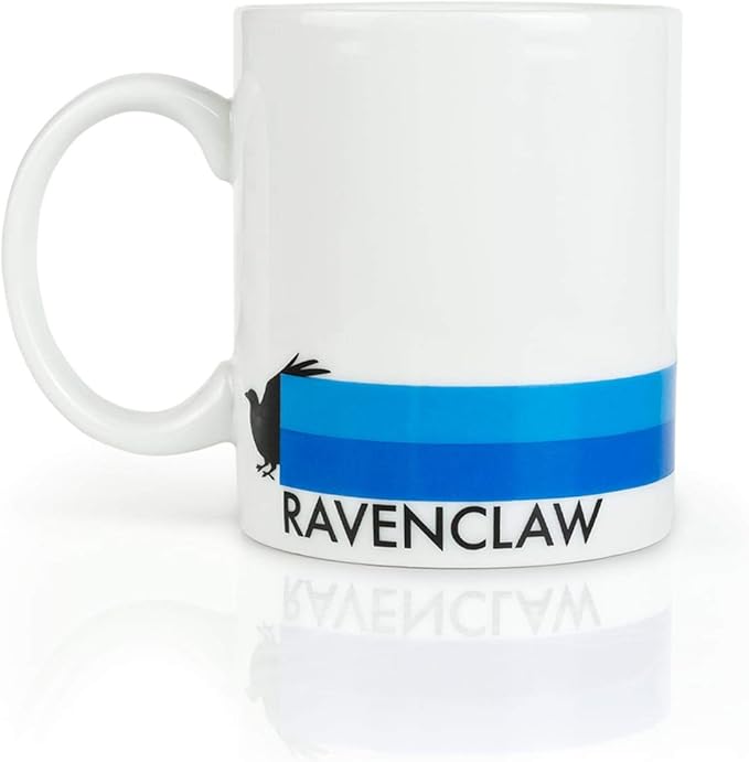 Harry Potter Ravenclaw 16 Piece Porcelain Dinnerware Set for 4 - Includes 4 Dinner Plates, 4 Salad Plates, 4 Bowls and 4 Mugs