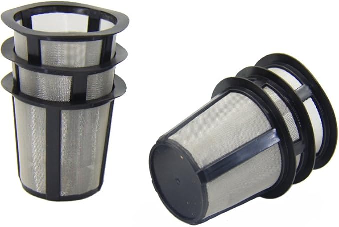 WOTW Reusable Coffee Filter Set Replacement Filter for Keurig My style Filter Housing Fits B30 B40 B50 B60 B70 Series (Design3)
