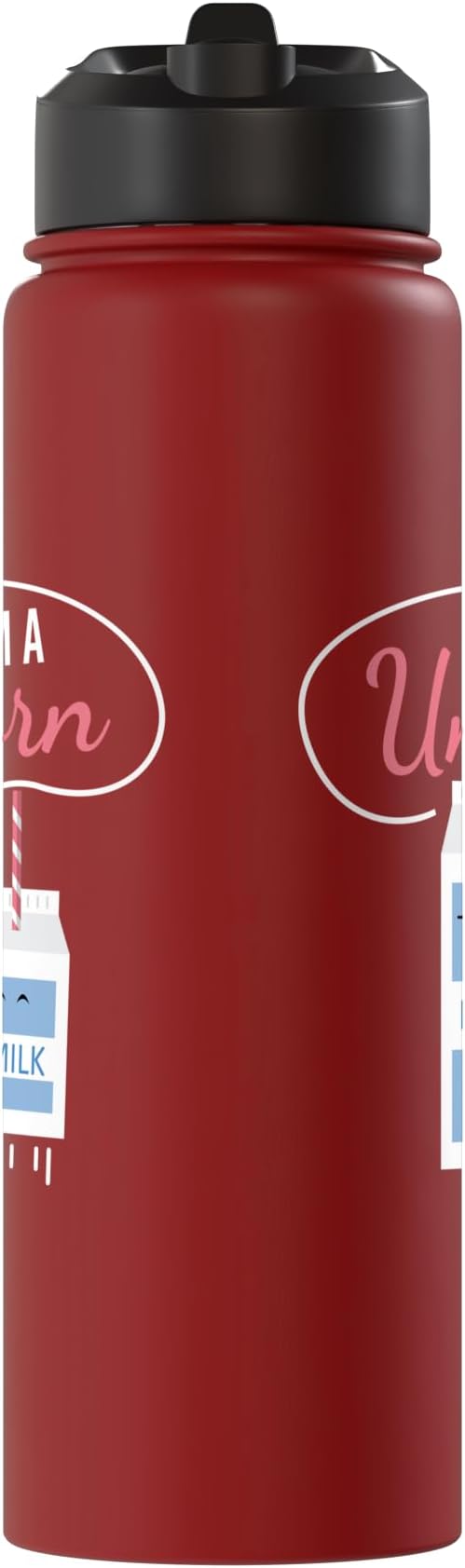 I Am A Unicorn I Milk Funny Funny Milk Carton Fun Unicorn Stainless Steel Insulated Water Bottle