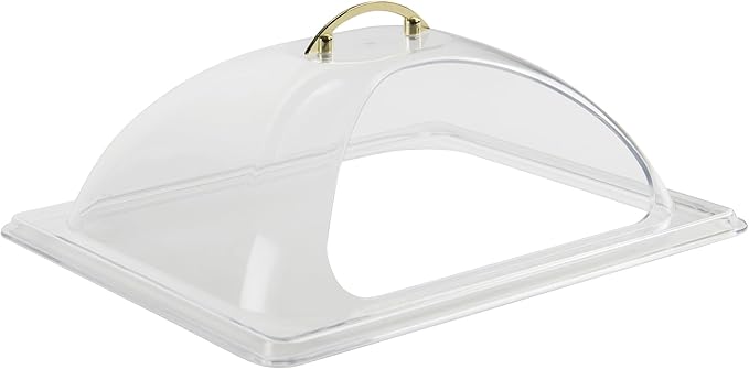 Winco Dome Cover, Half-size, Cut-out Opening, PC