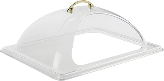 Winco Dome Cover, Half-size, Cut-out Opening, PC