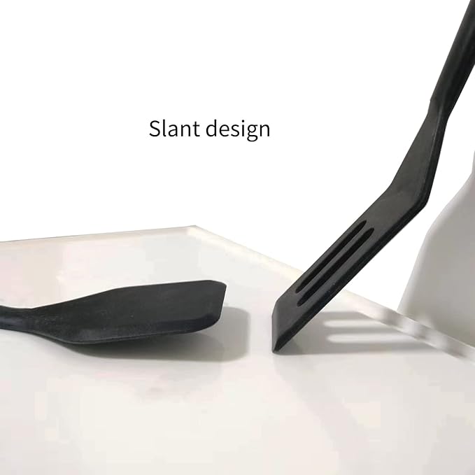 Mini Small Spatula, 2 Pieces Flexible Nonstick Brownie Silicone Tiny Spatula