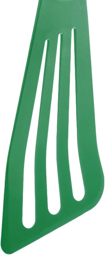 Mercer Culinary Hell's Tools Hi-Heat Slotted Spatula, 12 Inch x 3.5 Inch, Green