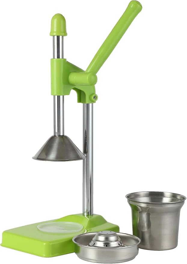 Cast Iron Juicer Hand Press, Stainless Steel Lemon Squeezer, Effective Manual Juicer Fruit Squeezer, Easy to Clean for Fresh Orange Juice