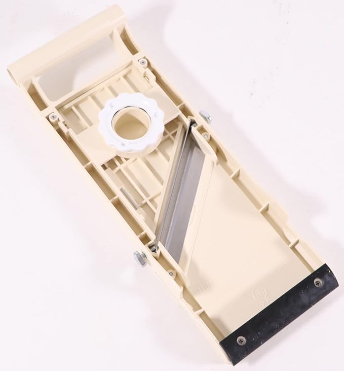Benriner Super Slicer, with 4 Japanese Stainless Steel Blades, Beige