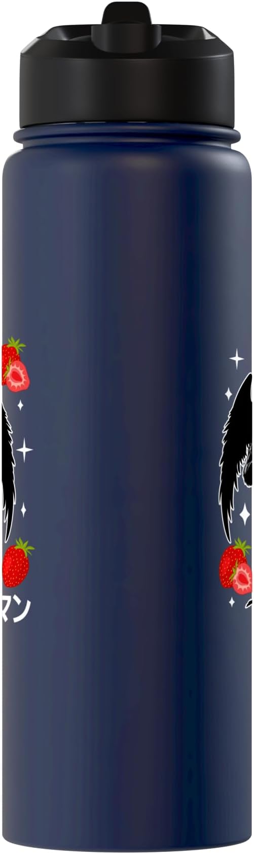 Mothman Kawaii Strawberry Milk Shake Carton Stainless Steel Insulated Water Bottle