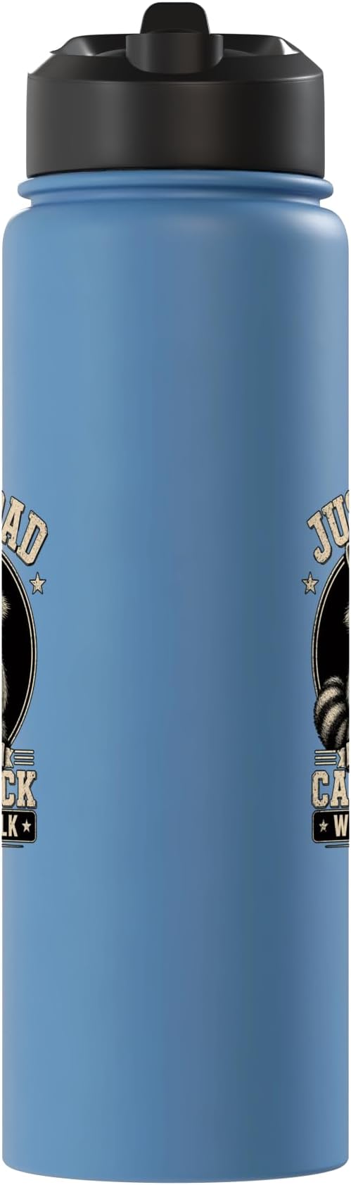 Just A Dad Who Always Came Back With The Milk Fathers Day Stainless Steel Insulated Water Bottle