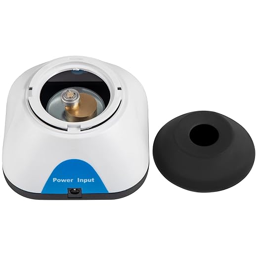 VEVOR Vortex Mixer, 3000RPM Mini Vortex Mixer Shaker, Touch Function Scientific Lab Vortex Shaker, Mix Up to 50ML, 6mm Orbital Diameter for Test Tube, Nail Polish, Eyelash Adhesives, Paint