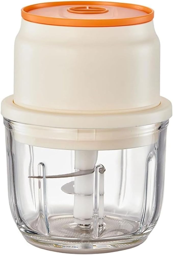 Mini Cordless Electric Mini Chopper, Portable Powerful Garlic Chopper, Onion Grinder, Masher, Crusher, Food Processor for Ginger, Chili, Veggie (Size : 250ml)