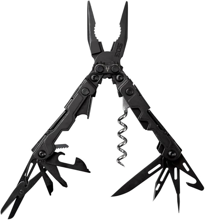 SOG PowerPint Mini Multi Tool - Utility Tool with 18 Lightweight Specialty Tools and SOG Centi II Folding Pocket Keychain Combo Set - Great Everyday Carry for Men or Women