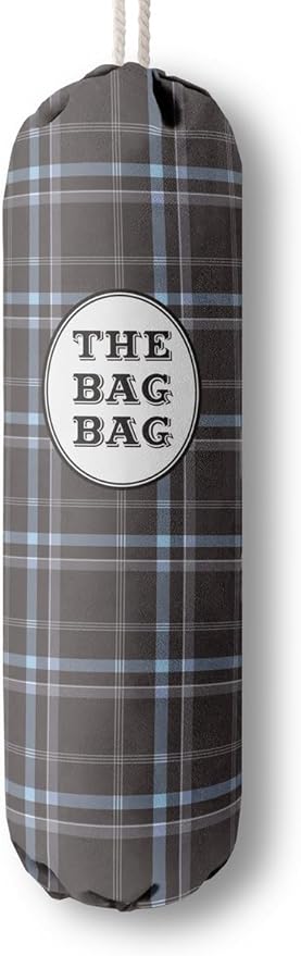 Classic Buffalo Check Plaid Grocery Bags Holder Organizer, Wall Mount Plastic Bags Storage Container Dispenser, Kitchen Housewarming Gift For Women, Family, Friends, Grandma, Mom (A-21)