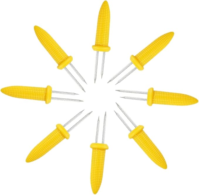 36 Pack Stainless Steel Corn Holders, Corn on The Grill & Cob Skewers, Home & BBQ Cooking Fork