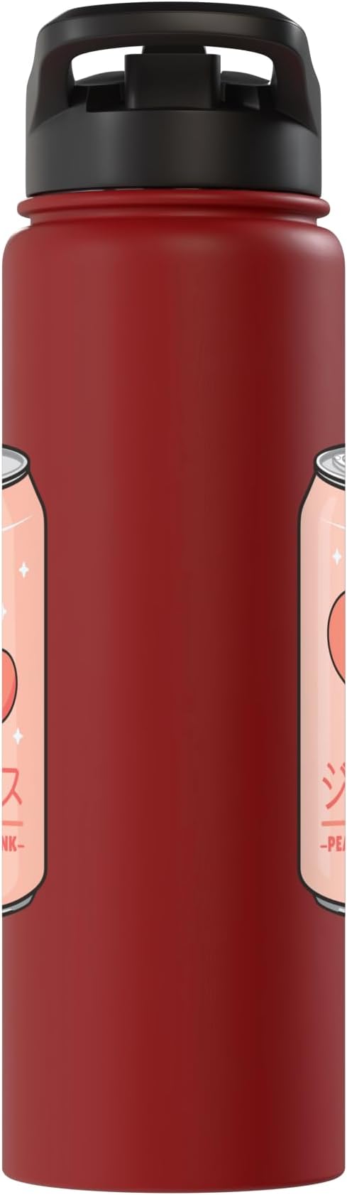 Kawaii Soft Drink Aesthetics Japanese Peach Juice Stainless Steel Insulated Water Bottle