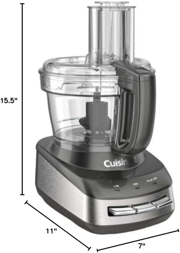 Cuisinart FP-110AG Core Custom 10-Cup Multifunctional Food Processor, Anchor Gray