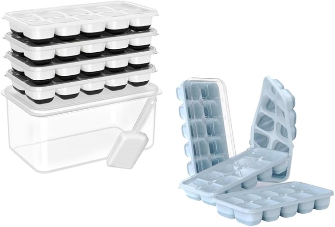 DOQAUS Ice Cube Trays 8 Pack