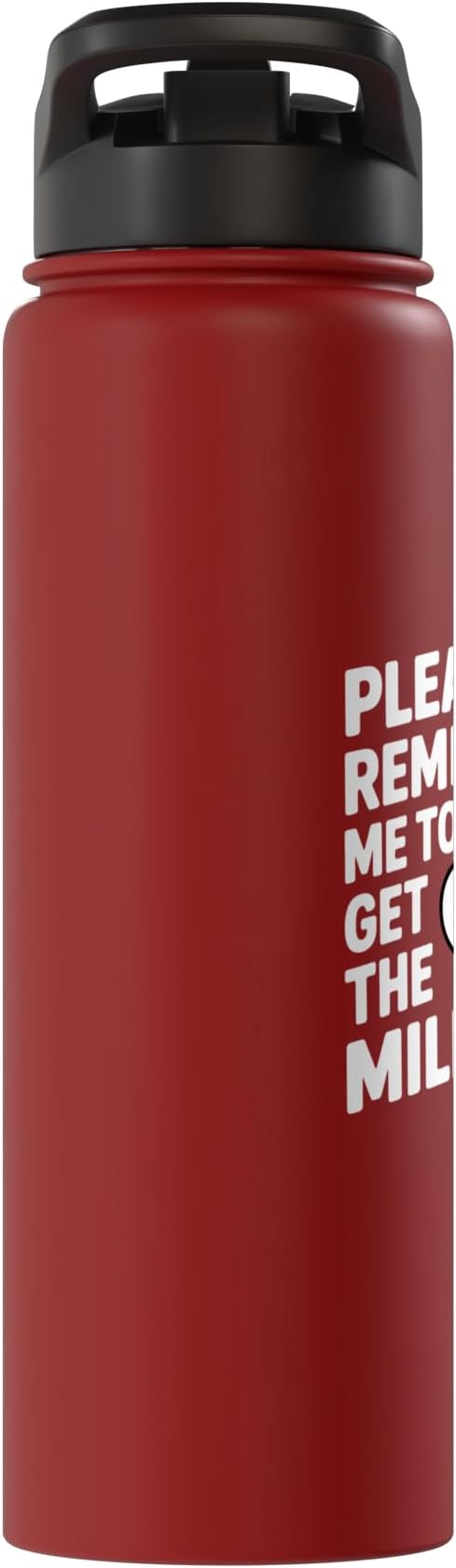 Please Remind Me To Get The Milk Funny Goose Stainless Steel Insulated Water Bottle
