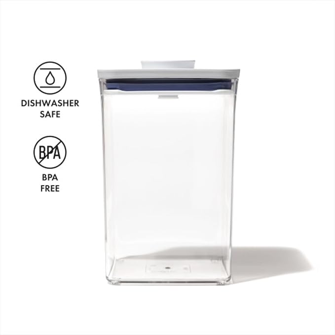 OXO Good Grips POP Container - 4.4 Qt/4.2 L,Airtight Food Storage Containers,(Pack of 4)