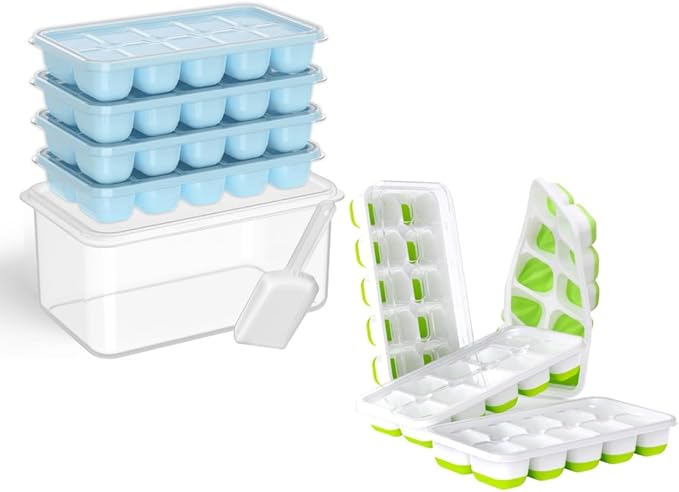 DOQAUS Ice Cube Trays 8 Pack