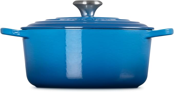 Le Creuset Enameled Cast Iron Signature Round Dutch Oven, 4.5 qt., Marseille