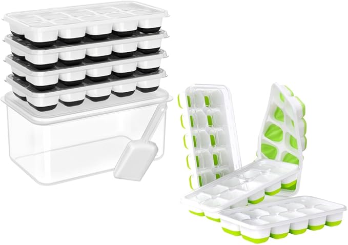 DOQAUS Ice Cube Trays 8 Pack