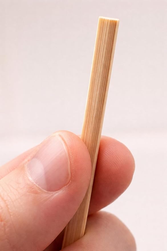 Coffee Stirrers, Bamboo Wood, Splinter-Free; Wooden Stir Sticks for Hot Chocolate, Coffee, Tea Etc, Drink Stirrer Bulk Package, Restaurant Supply, Coffee Bar, Cafe (200 Pack)