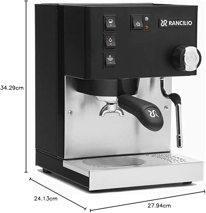 Rancilio Silvia Espresso Machine, Black
