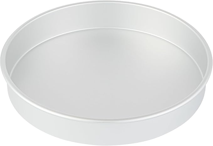 Restaurantware-Met Lux 12 x 2 Inch Straight-Sided Baking Tin, 1 Round Cake Pan - Oven-Ready, Freezable, Anodized Aluminum Round Baking Pan, Greaseproof, For Layer Birthday Cake